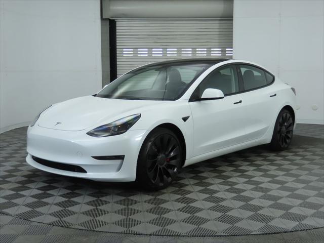 used 2023 Tesla Model 3 car, priced at $34,900