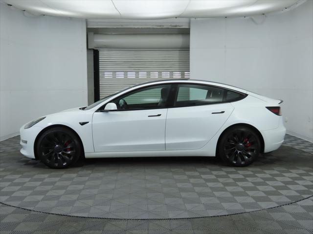 used 2023 Tesla Model 3 car, priced at $34,900