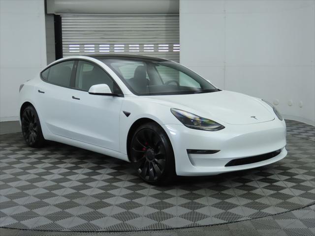 used 2023 Tesla Model 3 car, priced at $34,900