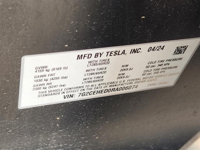 used 2024 Tesla Cybertruck car, priced at $109,950