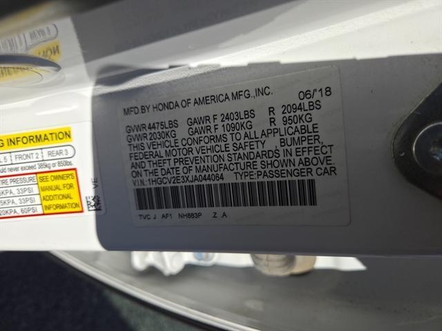 used 2018 Honda Accord car, priced at $16,950