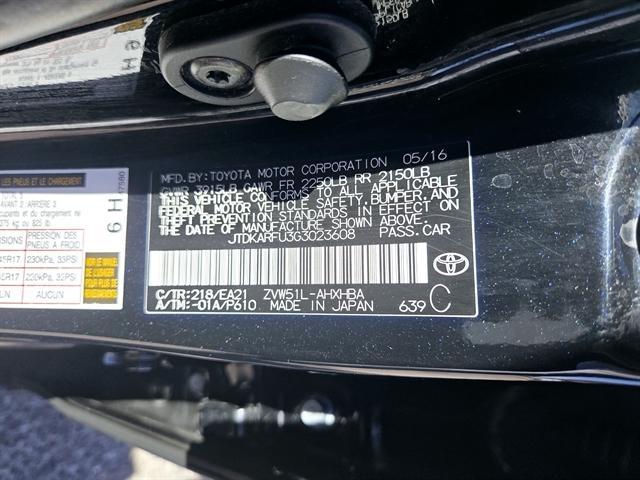 used 2016 Toyota Prius car, priced at $15,450