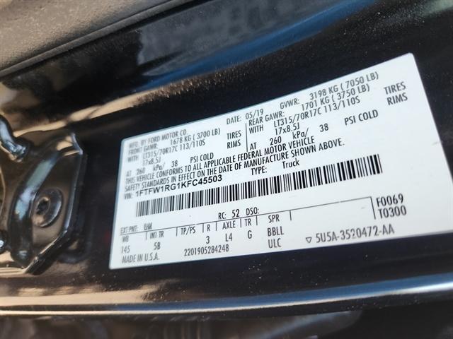 used 2019 Ford F-150 car, priced at $48,950