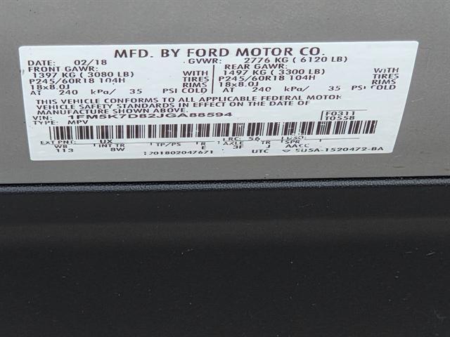 used 2018 Ford Explorer car, priced at $14,450