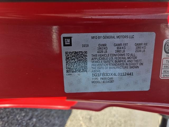 used 2020 Chevrolet Camaro car, priced at $18,950