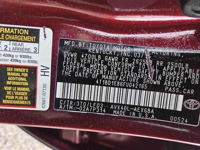 used 2015 Toyota Avalon Hybrid car