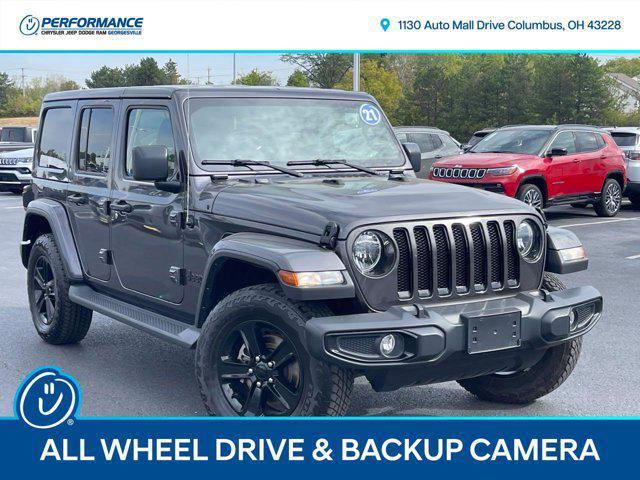 used 2021 Jeep Wrangler Unlimited car, priced at $36,900