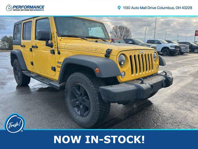 used 2015 Jeep Wrangler Unlimited car, priced at $15,998