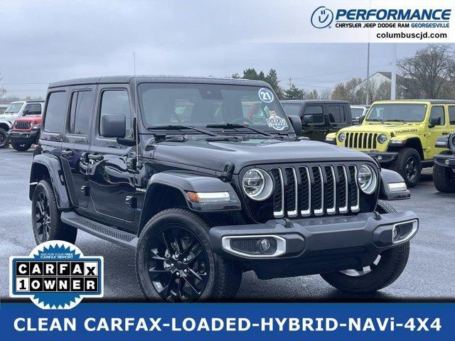 used 2021 Jeep Wrangler Unlimited 4xe car, priced at $43,900