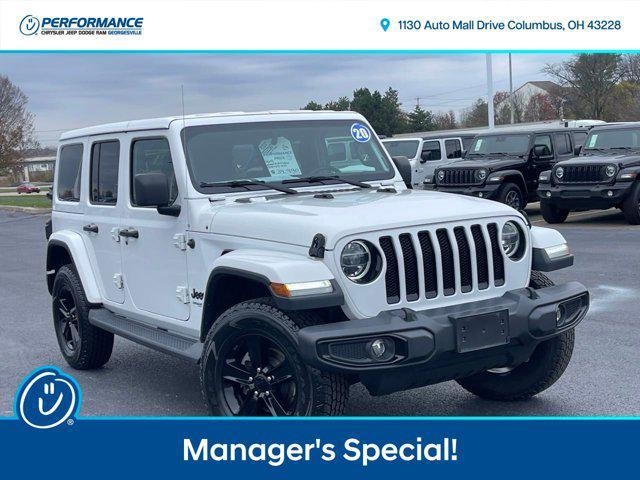 used 2020 Jeep Wrangler Unlimited car, priced at $31,888