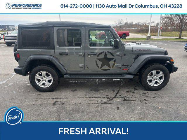 used 2021 Jeep Wrangler Unlimited car, priced at $24,984