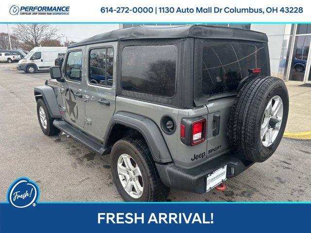 used 2021 Jeep Wrangler Unlimited car, priced at $24,984