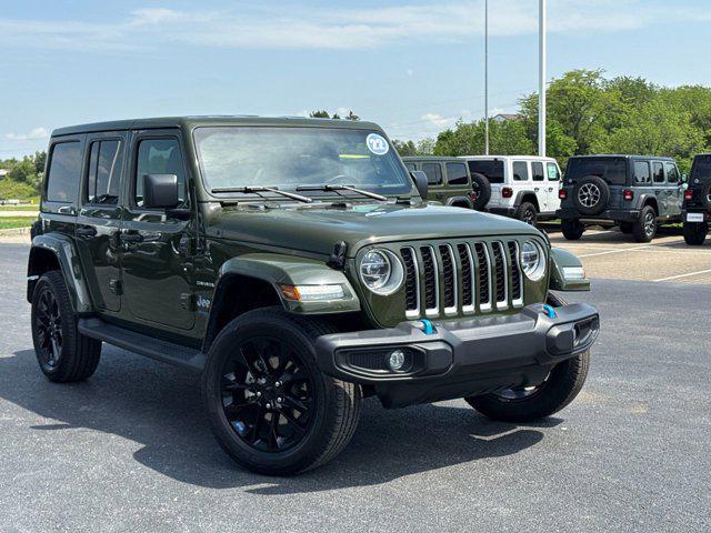 used 2022 Jeep Wrangler Unlimited 4xe car, priced at $33,888