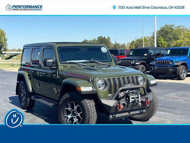 used 2021 Jeep Wrangler Unlimited car, priced at $34,588