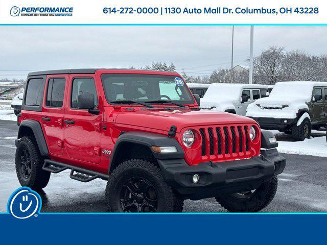 used 2020 Jeep Wrangler Unlimited car, priced at $20,900