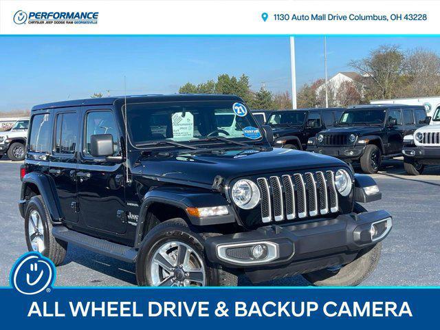 used 2021 Jeep Wrangler Unlimited car, priced at $34,888