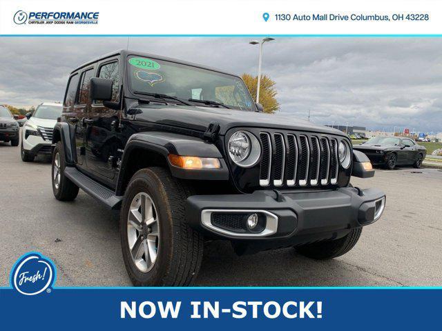 used 2021 Jeep Wrangler Unlimited car, priced at $36,900