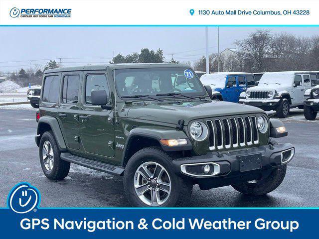 used 2021 Jeep Wrangler Unlimited car, priced at $32,880