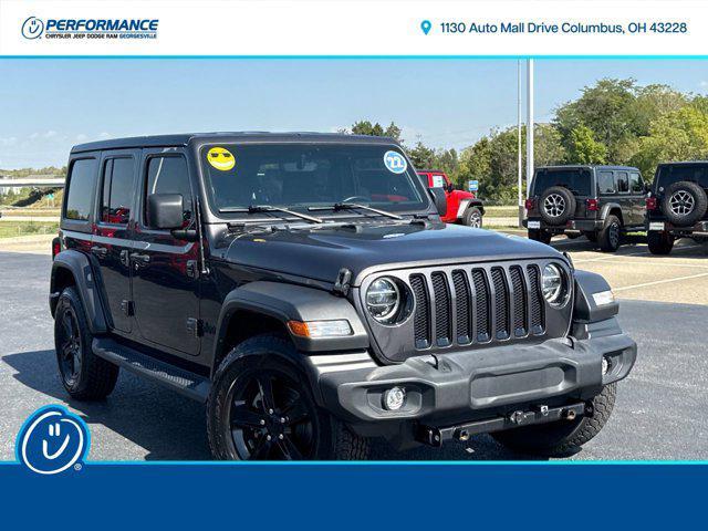 used 2022 Jeep Wrangler Unlimited car, priced at $31,646