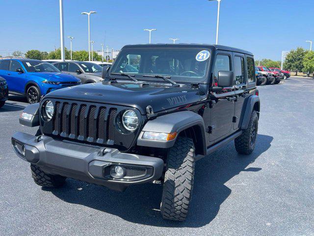 used 2021 Jeep Wrangler car, priced at $33,980