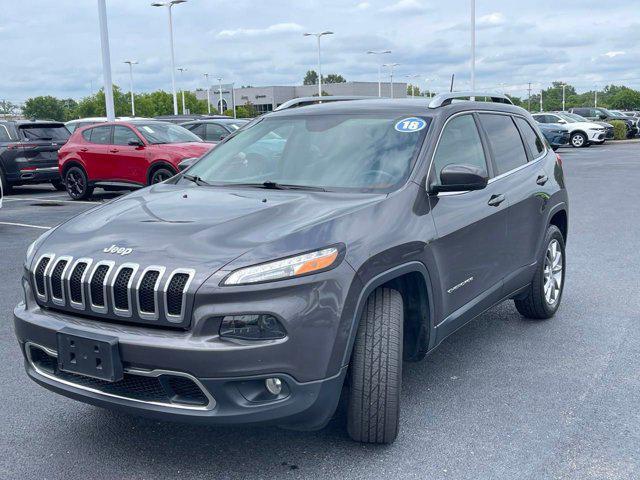 used 2018 Jeep Cherokee car, priced at $15,888