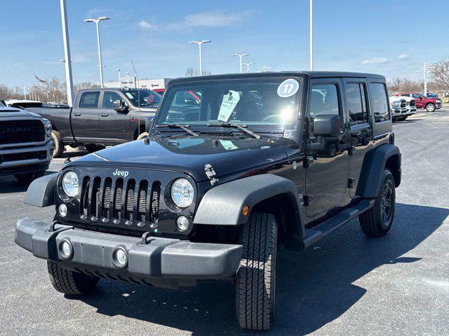 used 2017 Jeep Wrangler Unlimited car, priced at $16,980