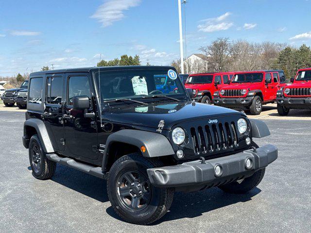 used 2017 Jeep Wrangler Unlimited car, priced at $16,980