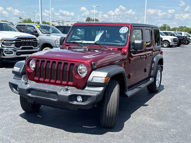 used 2021 Jeep Wrangler Unlimited car, priced at $24,299
