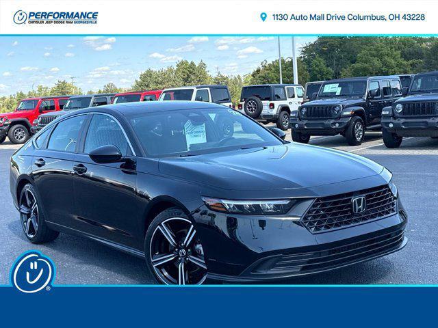 used 2023 Honda Accord Hybrid car, priced at $25,909