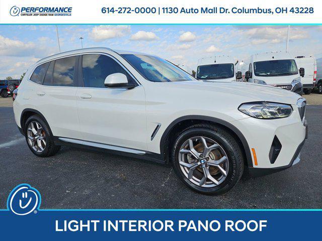 used 2022 BMW X3 car, priced at $26,665