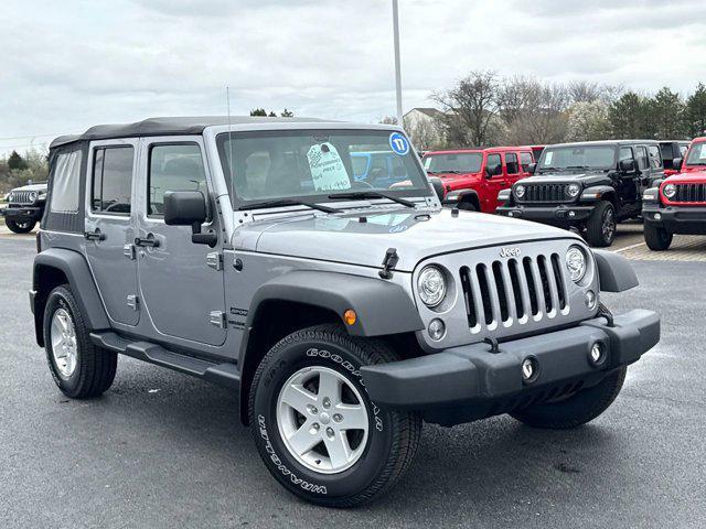 used 2017 Jeep Wrangler Unlimited car, priced at $21,990