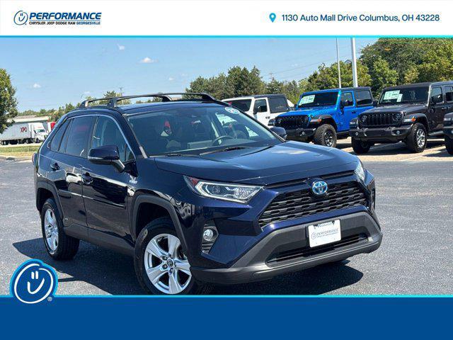used 2021 Toyota RAV4 Hybrid car, priced at $27,499