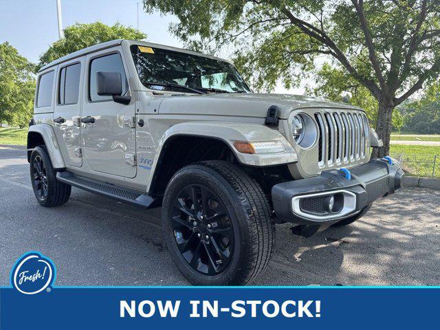 used 2022 Jeep Wrangler Unlimited 4xe car, priced at $34,900