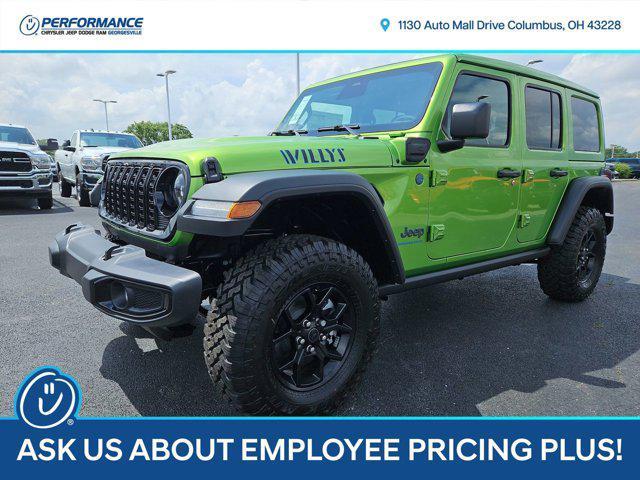 new 2025 Jeep Wrangler 4xe car, priced at $62,320