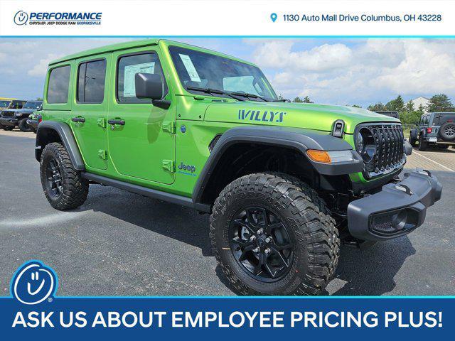 new 2025 Jeep Wrangler 4xe car, priced at $62,320