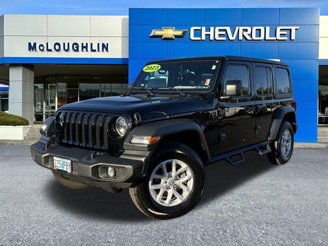 used 2023 Jeep Wrangler car, priced at $35,998