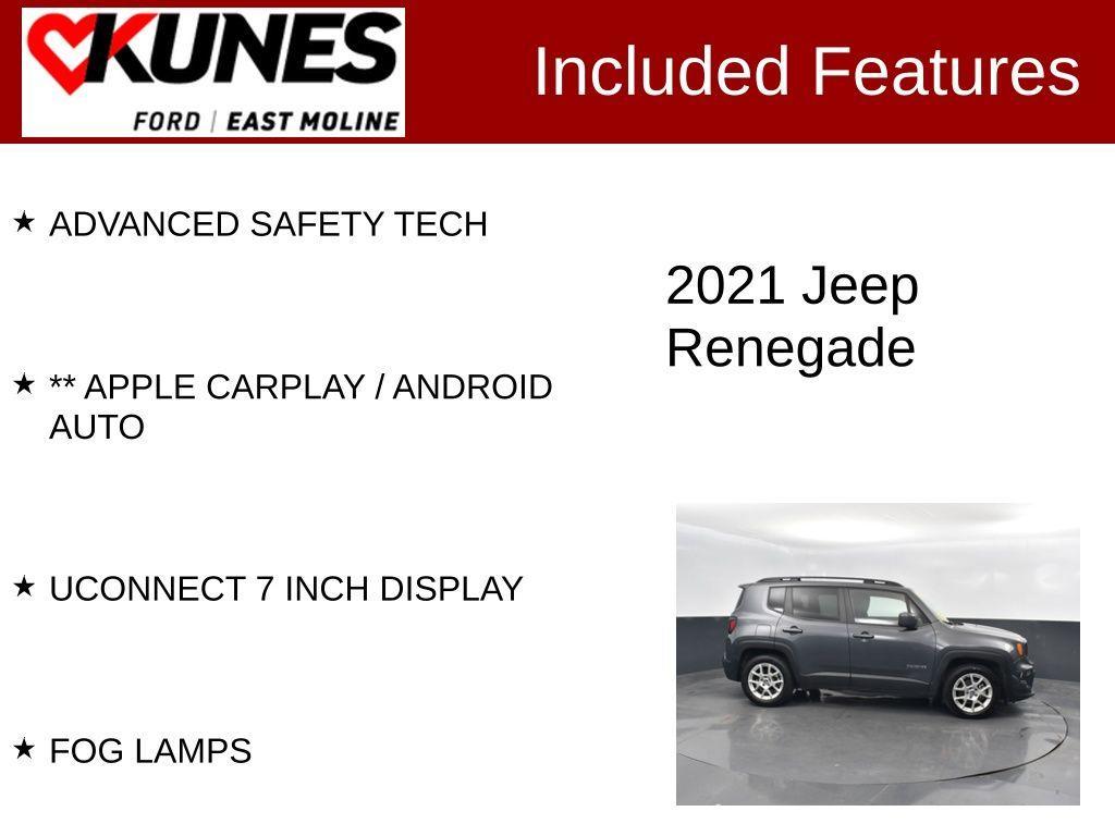 used 2021 Jeep Renegade car, priced at $18,471