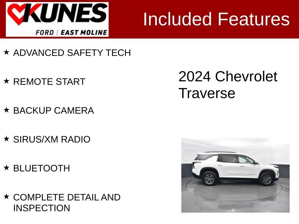used 2024 Chevrolet Traverse car, priced at $40,977