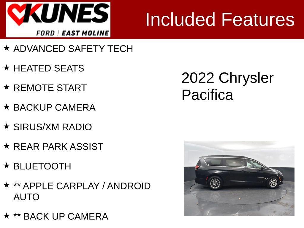 used 2022 Chrysler Pacifica car, priced at $22,385