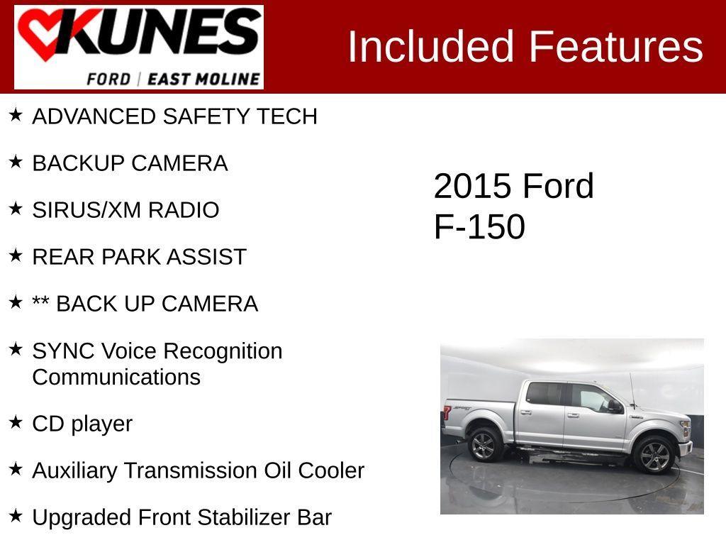 used 2015 Ford F-150 car, priced at $15,846