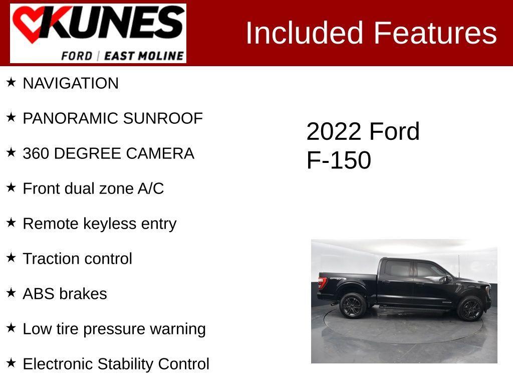 used 2022 Ford F-150 car, priced at $40,955
