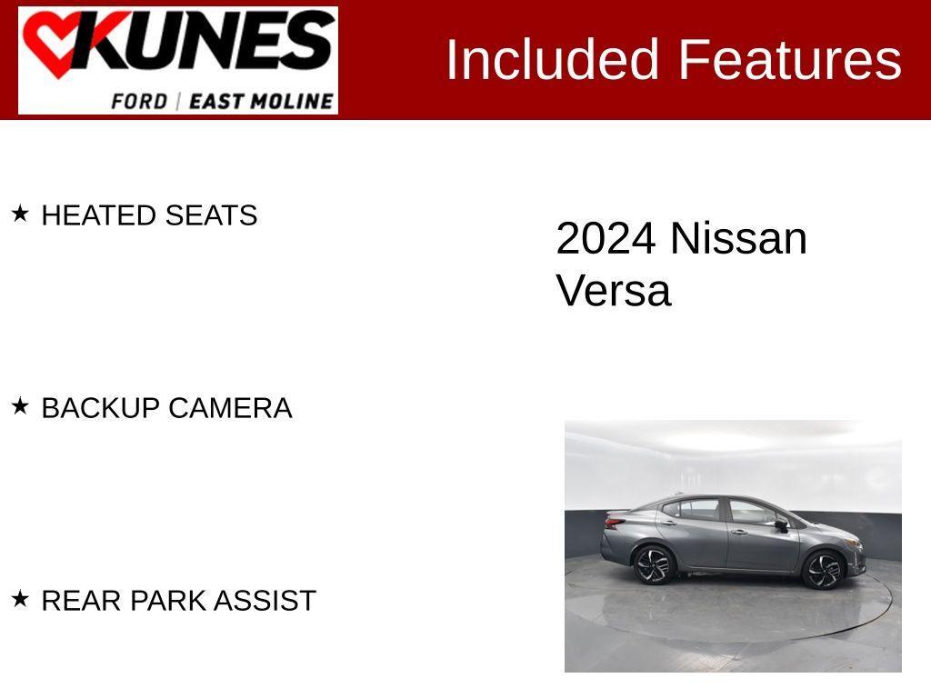 used 2024 Nissan Versa car, priced at $17,651