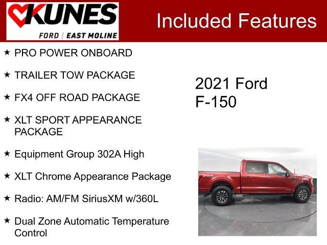 used 2021 Ford F-150 car, priced at $38,705