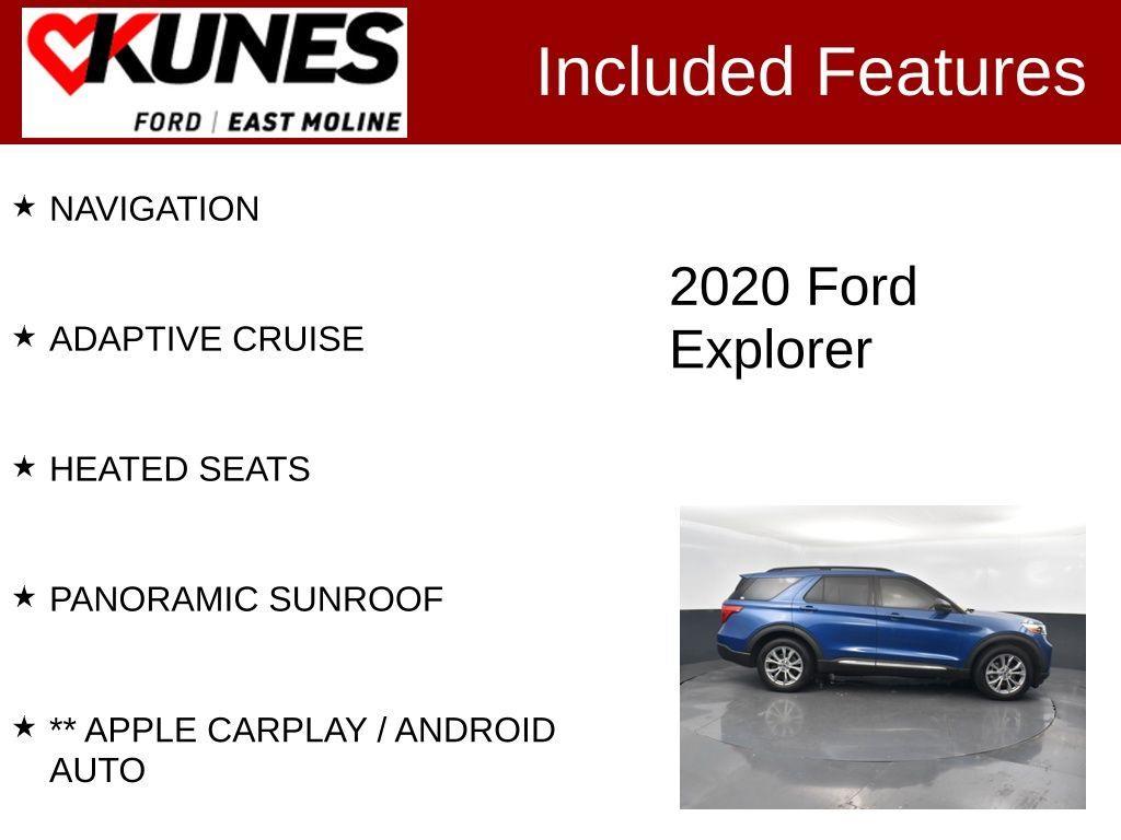 used 2020 Ford Explorer car, priced at $26,736