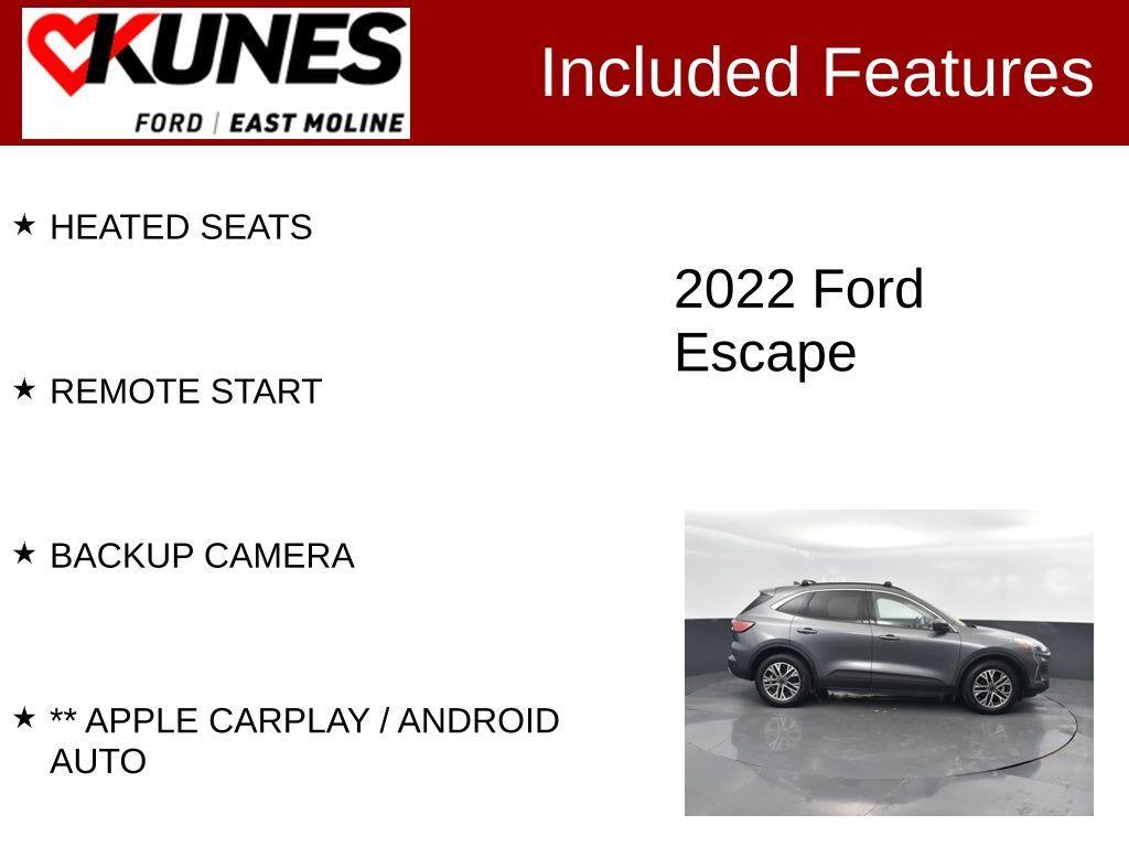 used 2022 Ford Escape car, priced at $23,606