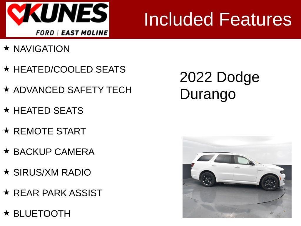 used 2022 Dodge Durango car, priced at $37,701