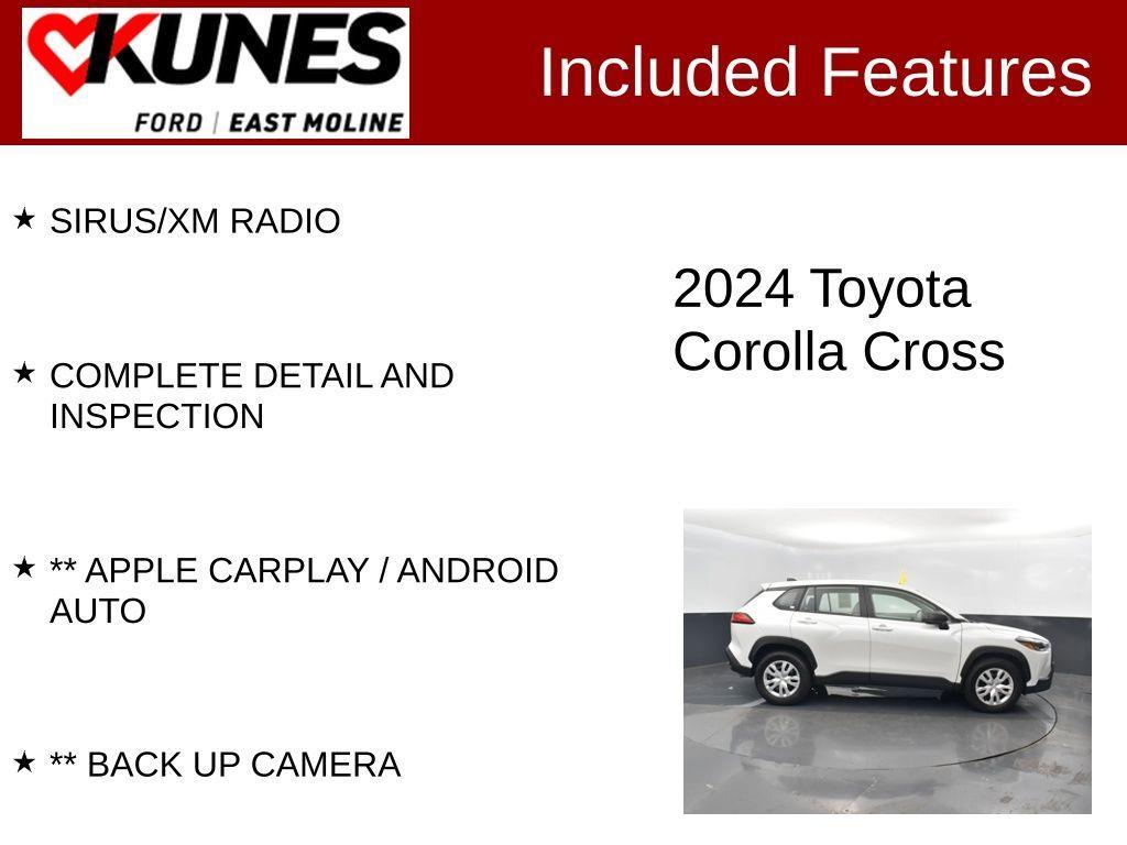 used 2024 Toyota Corolla Cross car, priced at $24,693