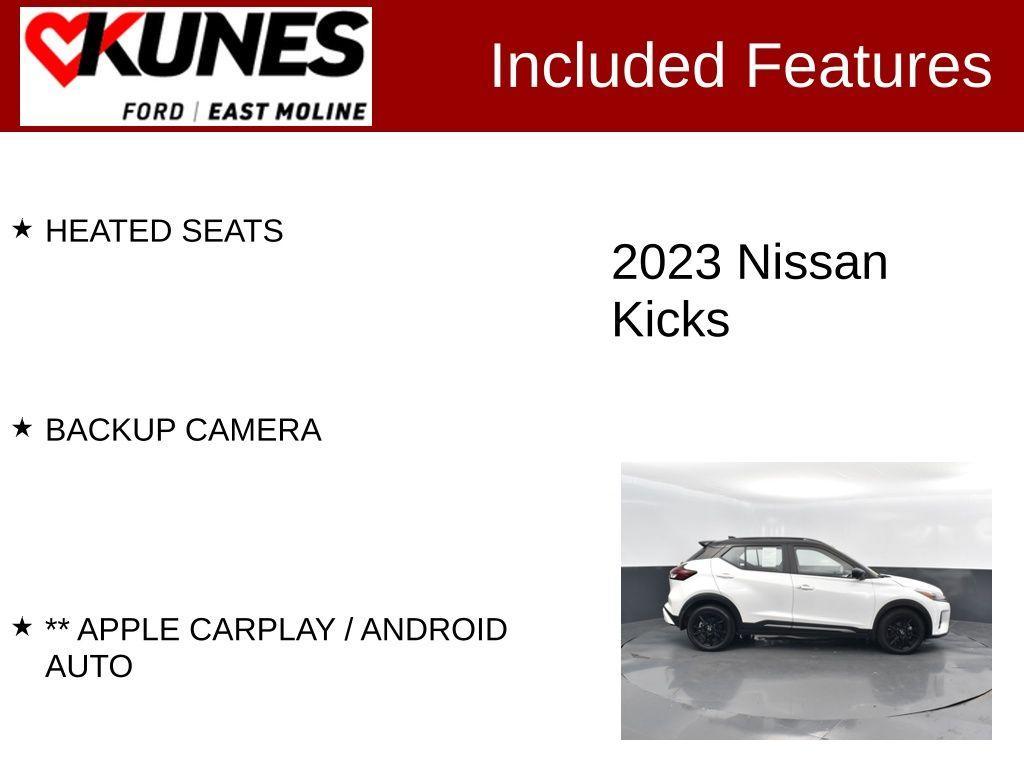 used 2023 Nissan Kicks car, priced at $22,247