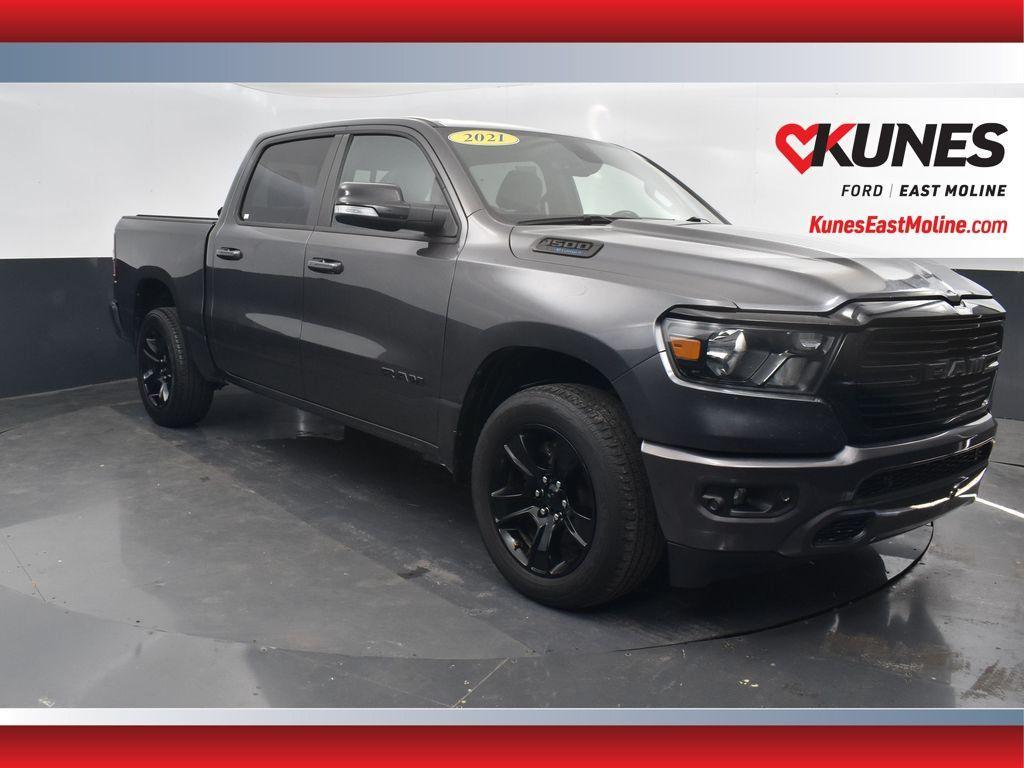 used 2021 Ram 1500 car, priced at $25,588