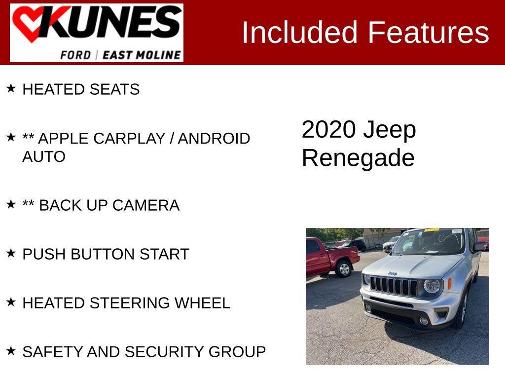 used 2020 Jeep Renegade car, priced at $17,704